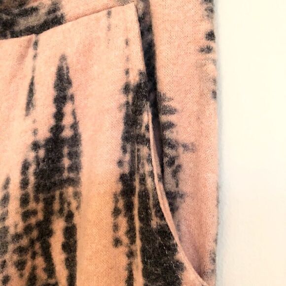 Fornia Hacci Printed Soft-Brushed Joggers Small Peach Tie Dye - Picture 5 of 9